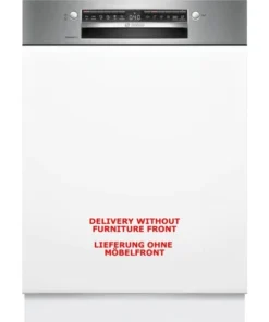 Bosch SBI4ECS28E Serie 4, Spülmaschine (edelstahl (gebürstet), 60 Cm, Home Connect, XXL)