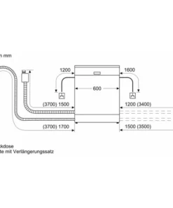 Bosch SMU4EVS08E Serie 4, Spülmaschine (edelstahl (gebürstet), 60 Cm, Home Connect) -Alternate Verkäufe Bosch SMU4EVS08E Serie 4 Sp lmaschine@@100075136 8