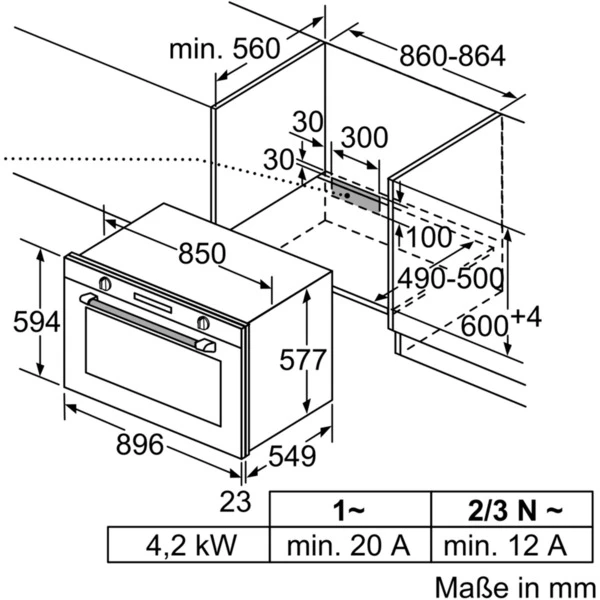 Bosch VBD5780S0 Serie | 6, Backofen (schwarz/edelstahl) 6 Bosch VBD5780S0 Serie | 6, Backofen (schwarz/edelstahl) – Bild 6