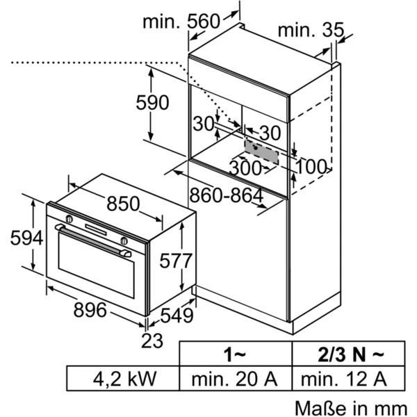 Bosch VBD5780S0 Serie | 6, Backofen (schwarz/edelstahl) 7 Bosch VBD5780S0 Serie | 6, Backofen (schwarz/edelstahl) – Bild 7