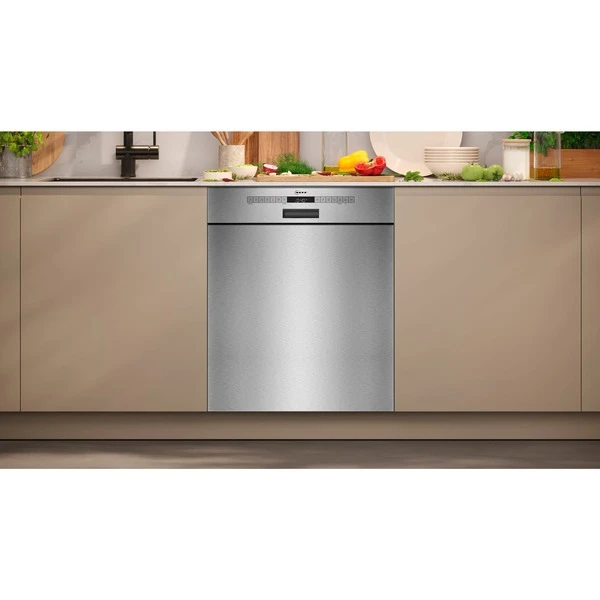 Neff S125HTS01E N50, Spülmaschine (edelstahl (gebürstet), 60 Cm, Home Connect) 2 Neff S125HTS01E N50, Spülmaschine (edelstahl (gebürstet), 60 Cm, Home Connect) – Bild 2
