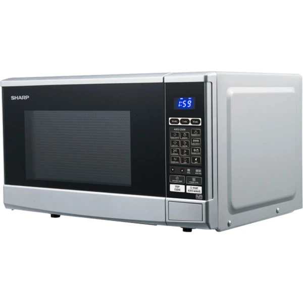 SHARP R670S, Mikrowelle (silber/schwarz) 2 SHARP R670S, Mikrowelle (silber/schwarz) – Bild 2