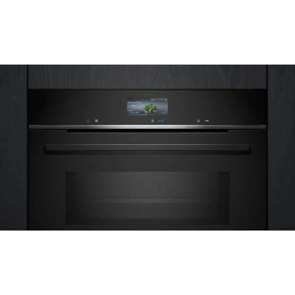 Siemens HM776GKB1 IQ700, Backofen (schwarz/edelstahl, Mit Mikrowellenfunktion, 60 Cm, Home Connect) 2 Siemens HM776GKB1 IQ700, Backofen (schwarz/edelstahl, Mit Mikrowellenfunktion, 60 Cm, Home Connect) – Bild 2