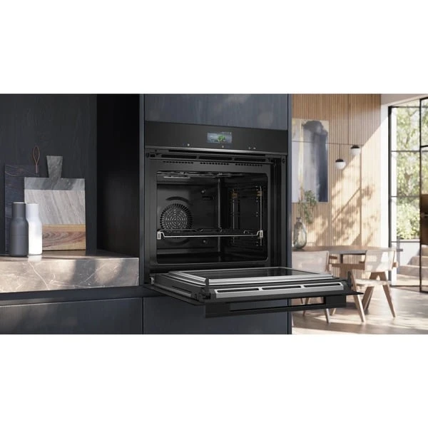 Siemens HM776GKB1 IQ700, Backofen (schwarz/edelstahl, Mit Mikrowellenfunktion, 60 Cm, Home Connect) 4 Siemens HM776GKB1 IQ700, Backofen (schwarz/edelstahl, Mit Mikrowellenfunktion, 60 Cm, Home Connect) – Bild 4