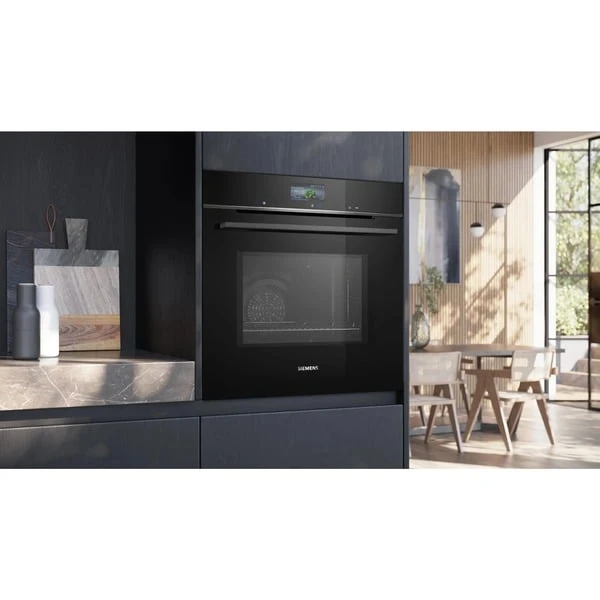 Siemens HM776GKB1 IQ700, Backofen (schwarz/edelstahl, Mit Mikrowellenfunktion, 60 Cm, Home Connect) 5 Siemens HM776GKB1 IQ700, Backofen (schwarz/edelstahl, Mit Mikrowellenfunktion, 60 Cm, Home Connect) – Bild 5